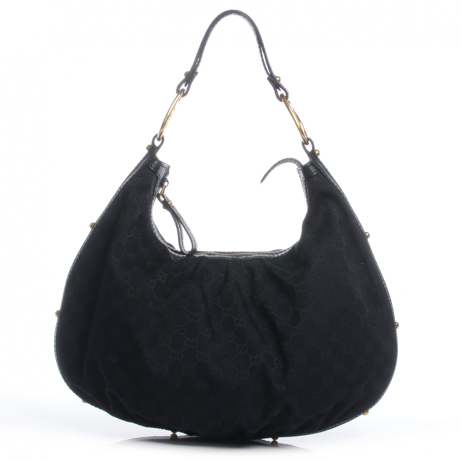 Gucci Monogram Medium Interlocking Tote Black 1 of 8