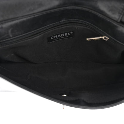 Chanel Sheepskin Quilted Vintage Mademoiselle Flap Black 5 of 12