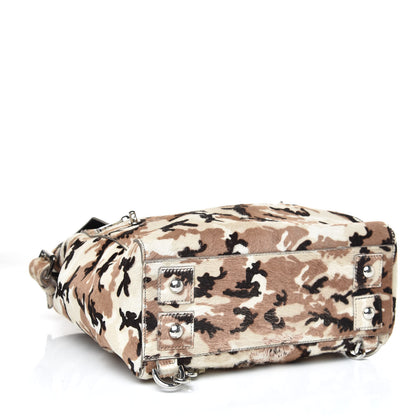 Mulberry Calf Hair Camo Cara Delevingne Mini Backpack Beige 4 of 13