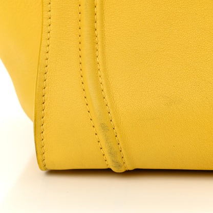 Celine Supple Calfskin Medium Phantom Luggage Sun Yellow 14 of 18