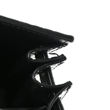 Saint Laurent Calfskin Crocodile Embossed Baby Sac De Jour Black 20 of 20