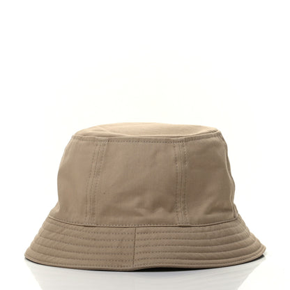 Hermes Gabardine Cotton Calvi Bucket Hat 56 Beige Toast 7 of 9