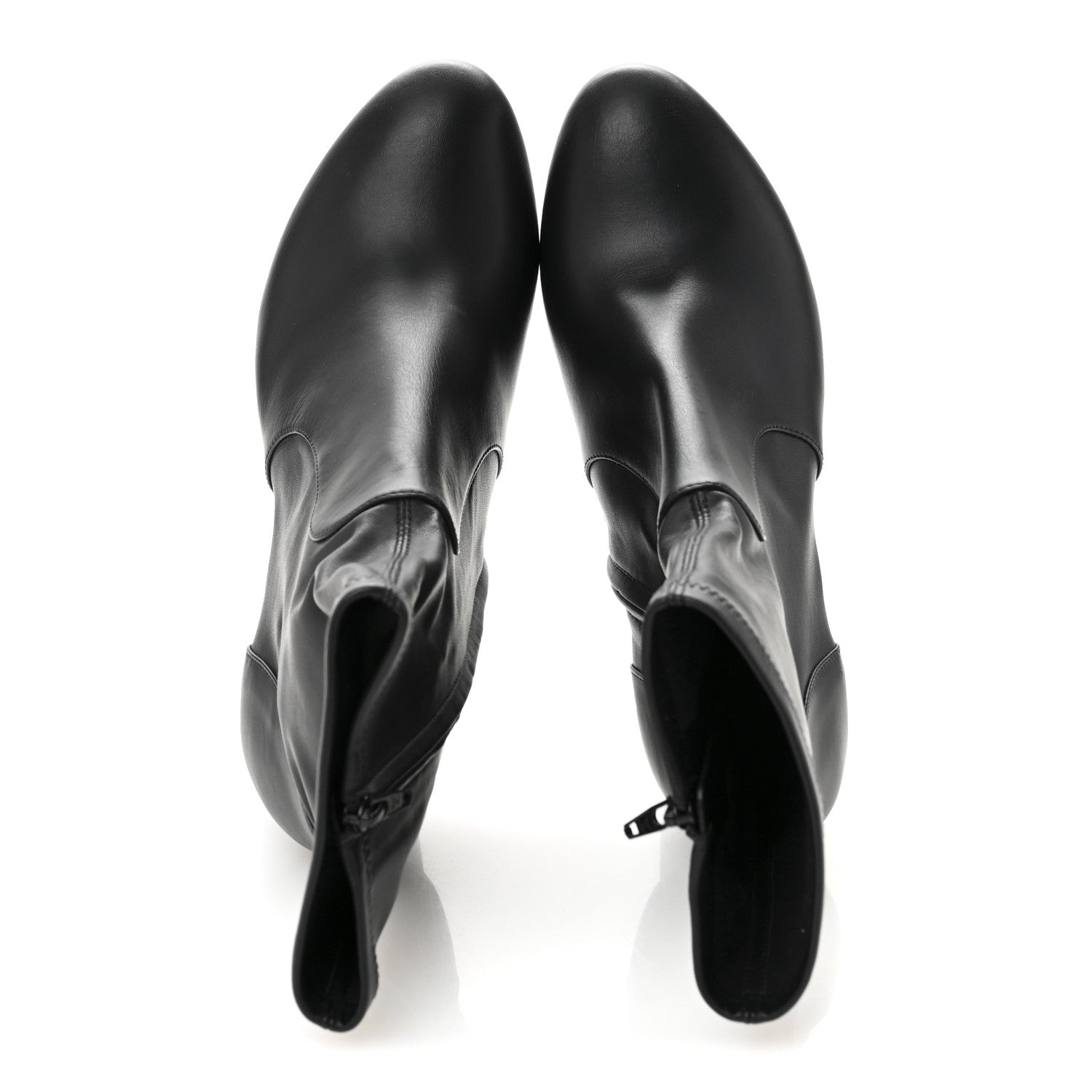 Louis Vuitton Calfskin Uniformes Silhouette Ankle Boots 37.5 Black 2 of 9