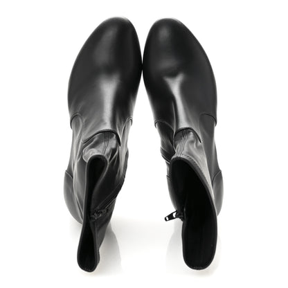 Louis Vuitton Calfskin Uniformes Silhouette Ankle Boots 37.5 Black 2 of 9