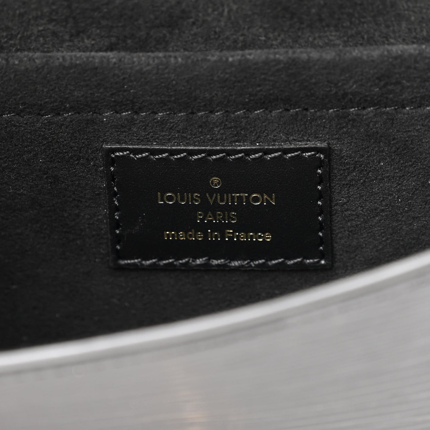 Epi Padlock On Strap Black