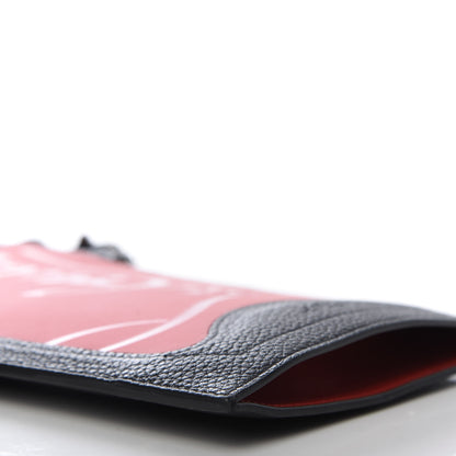 Christian Louboutin Calfskin Gomme Loubilab Batt Clutch Loubi Black 6 of 8