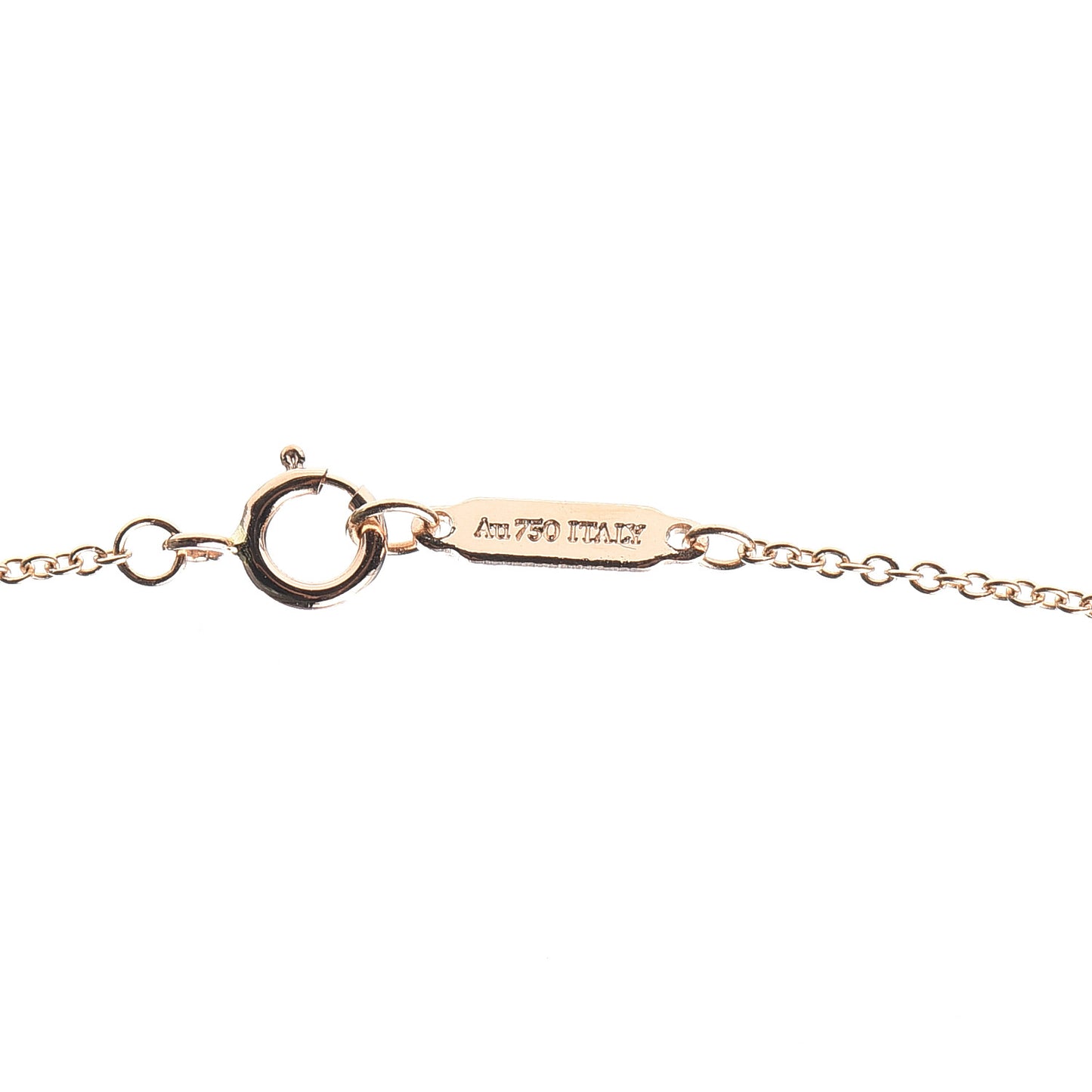 18K Rose Gold Diamond Small Atlas Open Pave Pendant Necklace