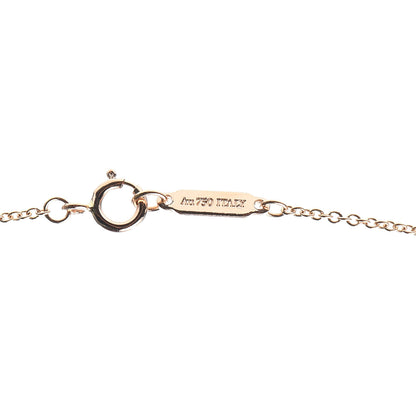 Tiffany 18K Rose Gold Diamond Small Atlas Open Pave Pendant Necklace 5 of 6