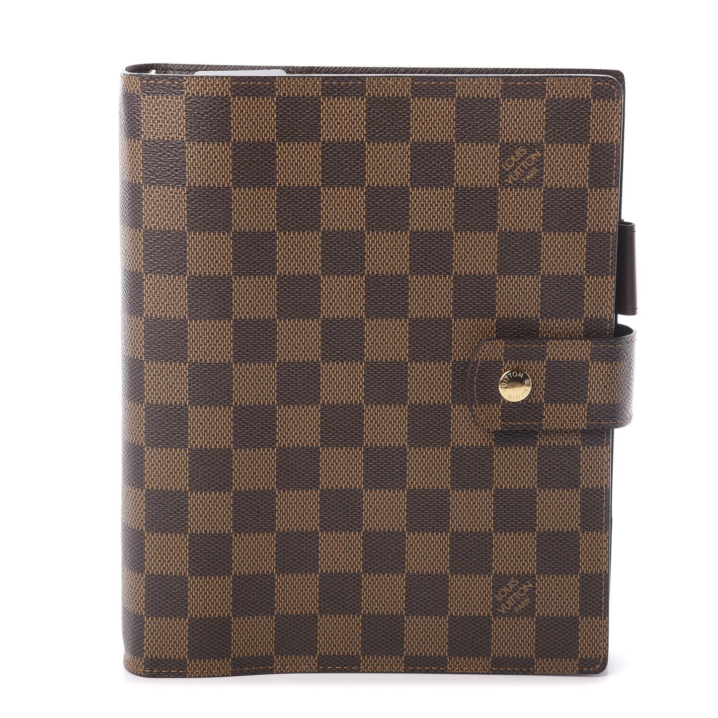Damier Ebene Large Ring Agenda Cover