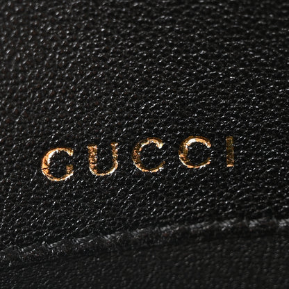 Gucci Sakai Be Green Calfskin Shearling Mini Horsebit 1955 Shoulder Bag Black 6 of 10