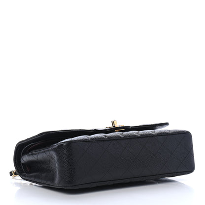 Chanel Caviar Quilted Medium Double Flap Black 3 of 4