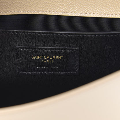 Saint Laurent Grain De Poudre Small Monogram Kate Satchel Nude Powder 6 of 11