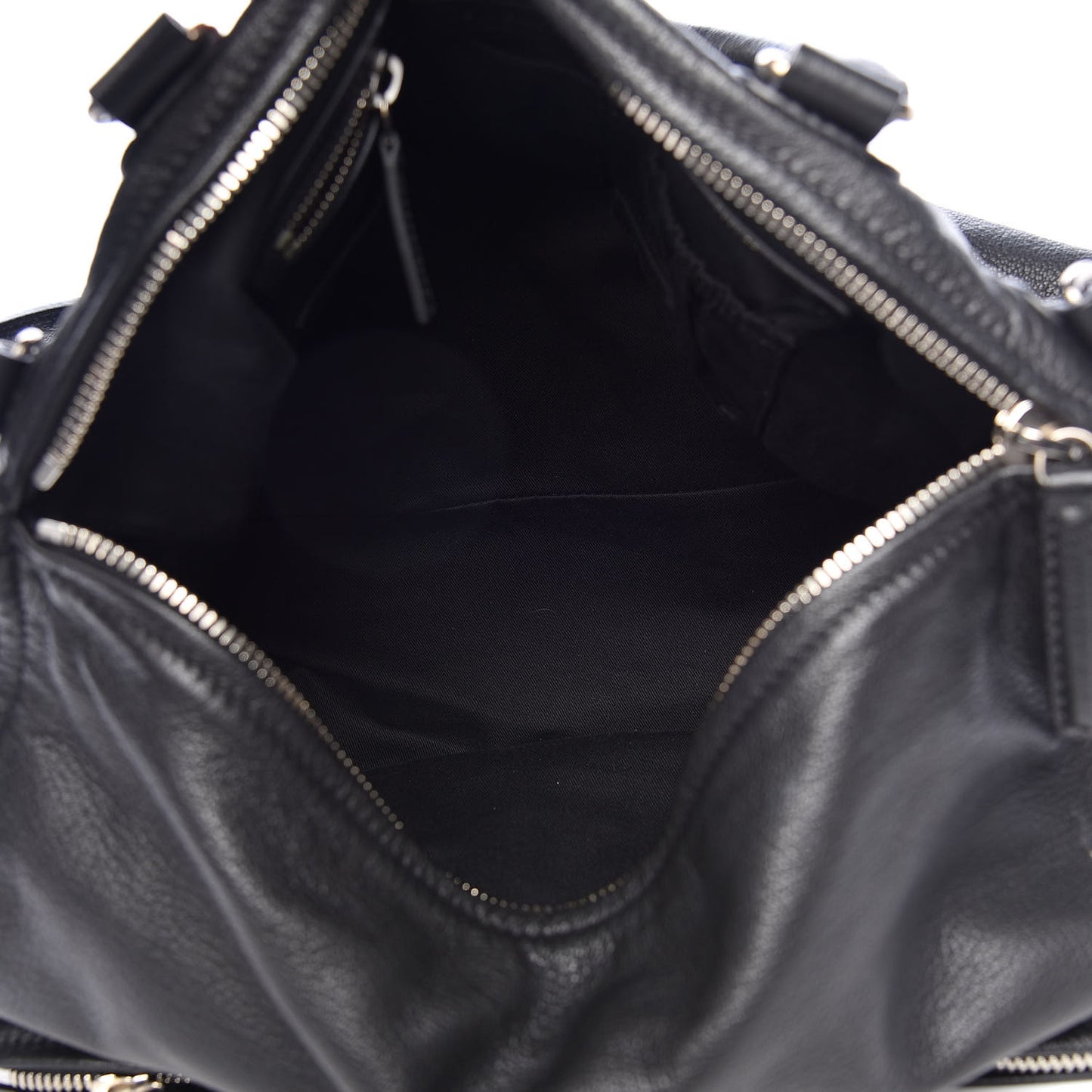 Sugar Goatskin Large Pandora Black