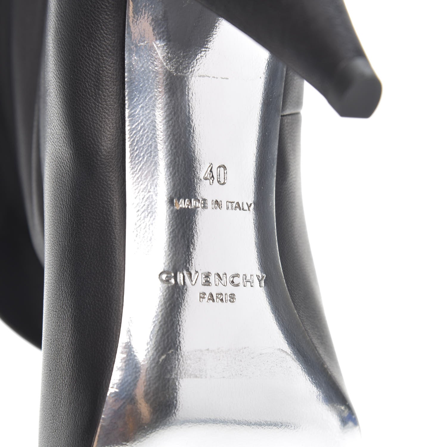 Givenchy Lambskin Bottine Show 80 Ankle Bootie 40 Black 6 of 11
