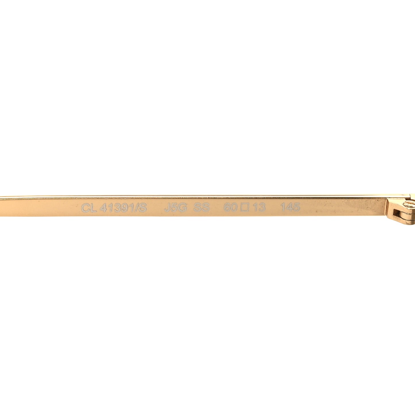 Mirror Aviator Sunglasses CL41391/S Gold Blue