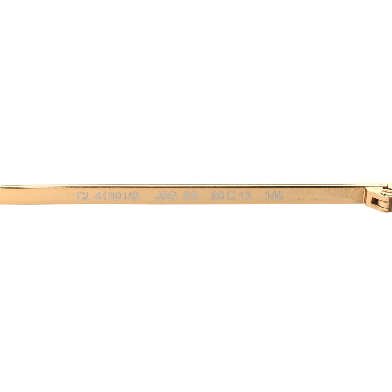 Celine Mirror Aviator Sunglasses CL41391/S Gold Blue 6 of 7