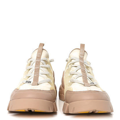 Christian Dior Neoprene Rubber Womens D-Connect Sneakers 36.5 White Beige 3 of 8