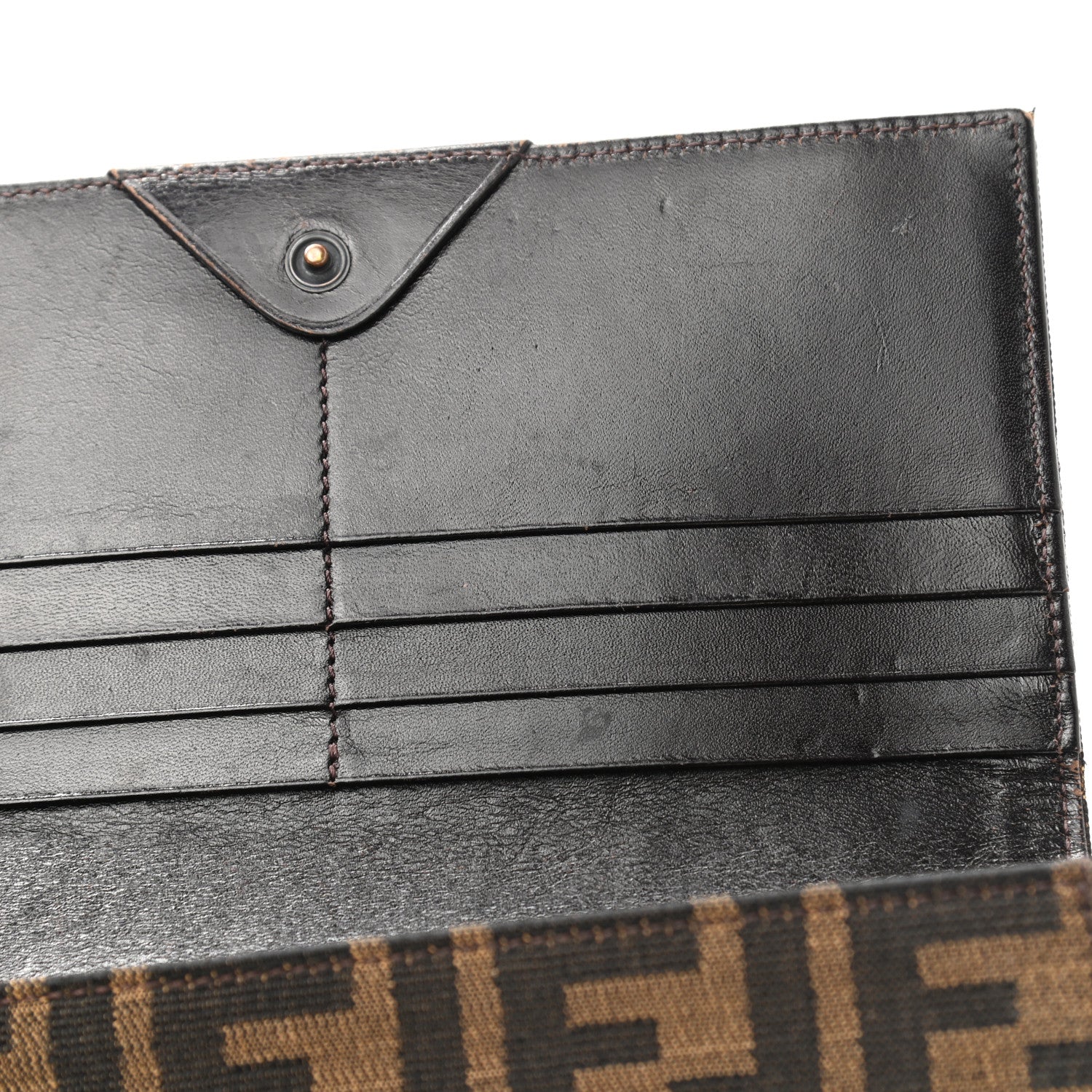 Fendi Zucca Continental Wallet Tobacco 9 of 14