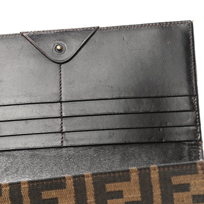 Fendi Zucca Continental Wallet Tobacco 9 of 14