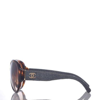 Chanel Denim CC Sunglasses 5163 Havana 3 of 7