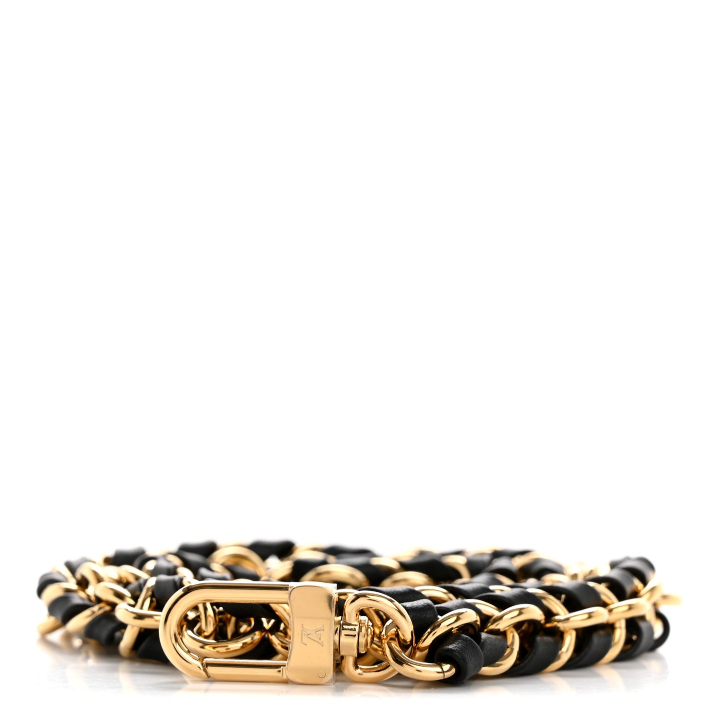 Calfskin OnTheGo East West Chain Strap Black