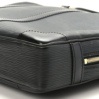 Louis Vuitton Epi Porte-Documents Voyage Briefcase Black 9 of 9