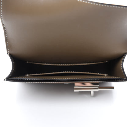 Hermes Tadelakt Mini Verrou Chaine Bag Etoupe 5 of 11