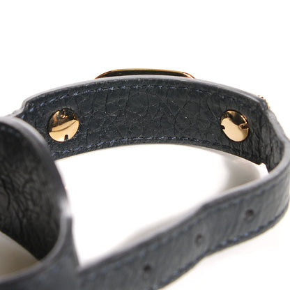 Balenciaga Agneau Arena Giant Gold Bracelet Small Anthracite 5 of 7