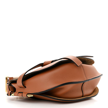 Loewe Calfskin Jacquard Small Gate Dual Bag Tan 4 of 10