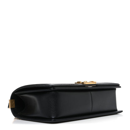 Chanel Caviar Quilted New Medium Boy Flap Black Black 4 of 11