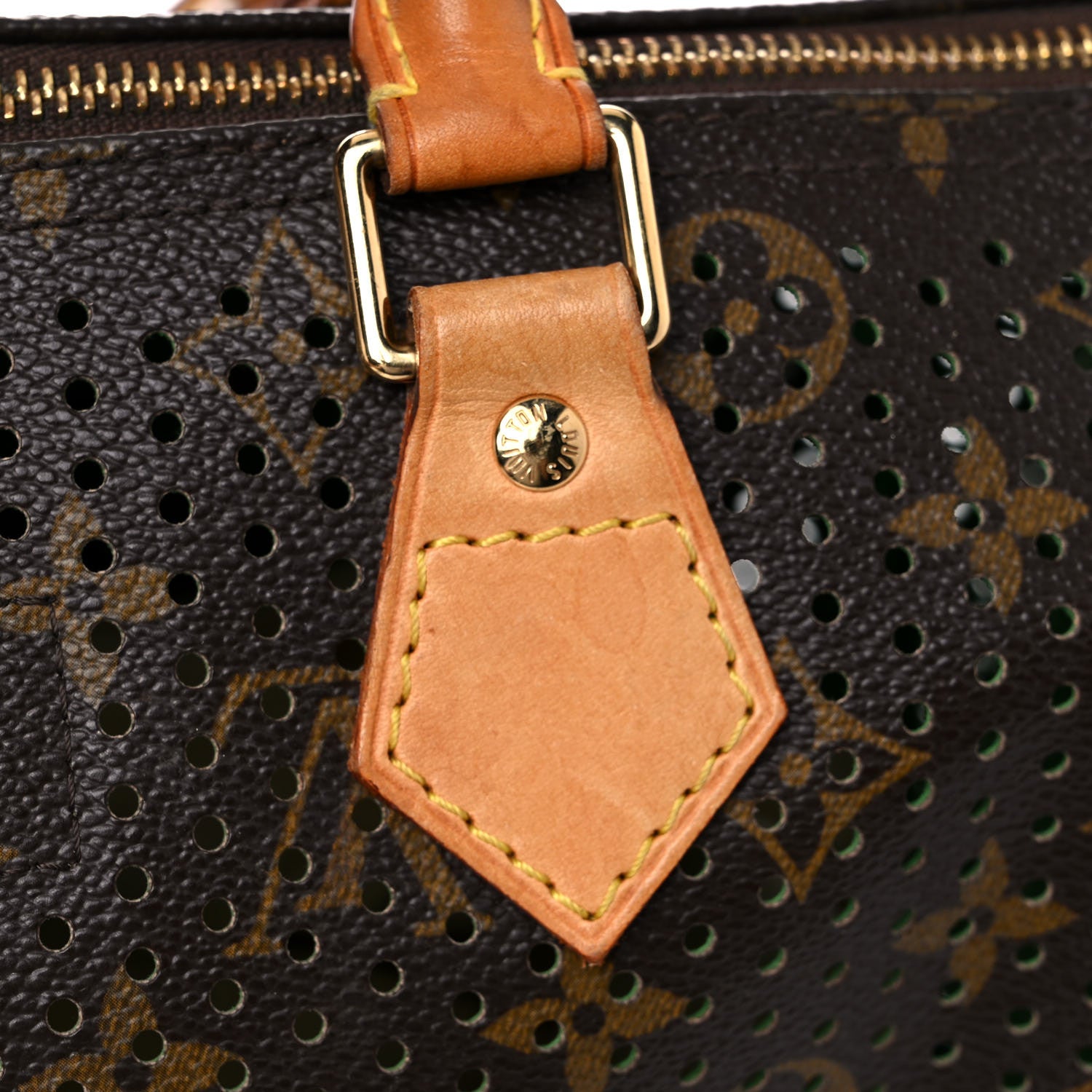 Louis Vuitton Monogram Perforated Speedy 30 Green 21 of 34