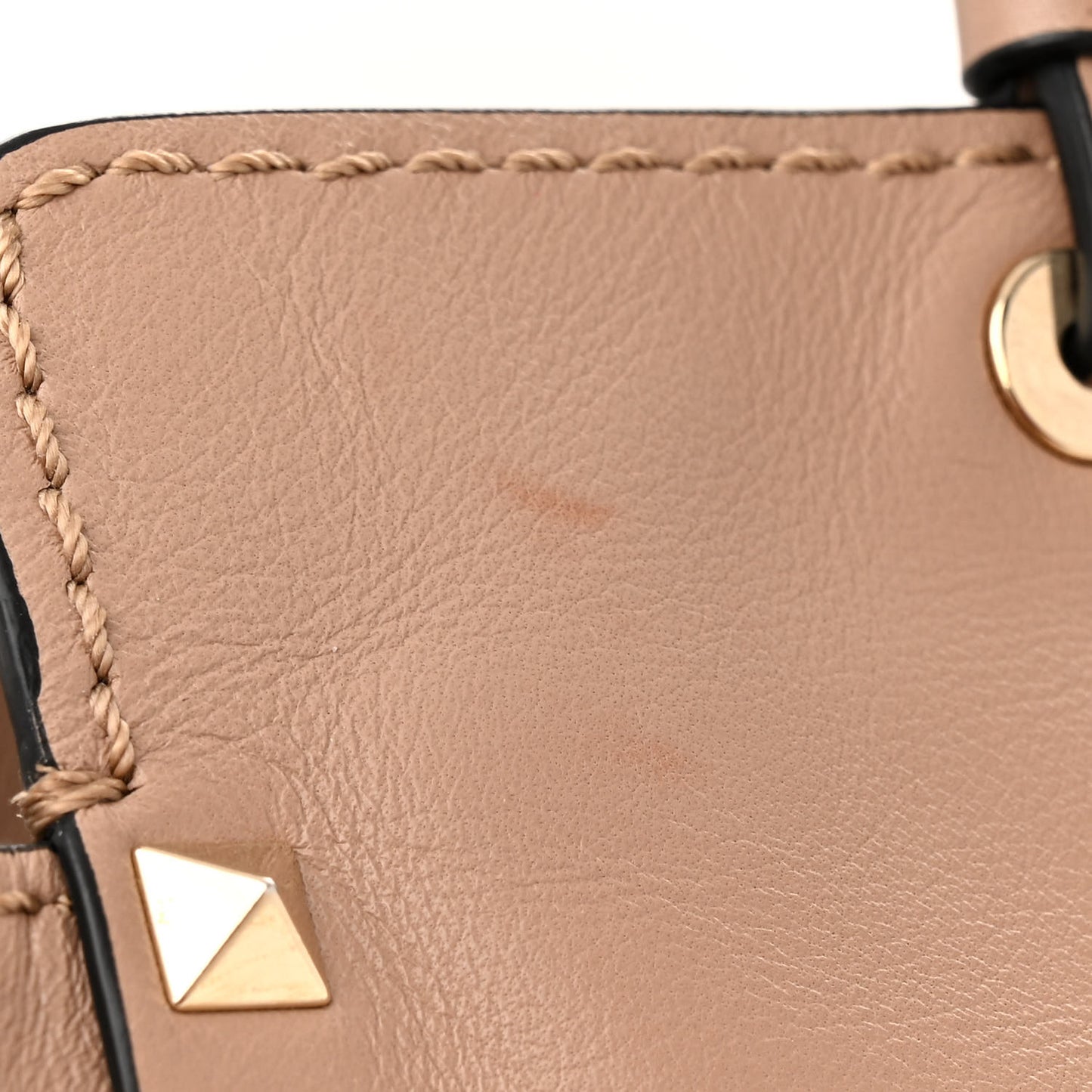 Vitello Medium Rockstud Tote Alpaca