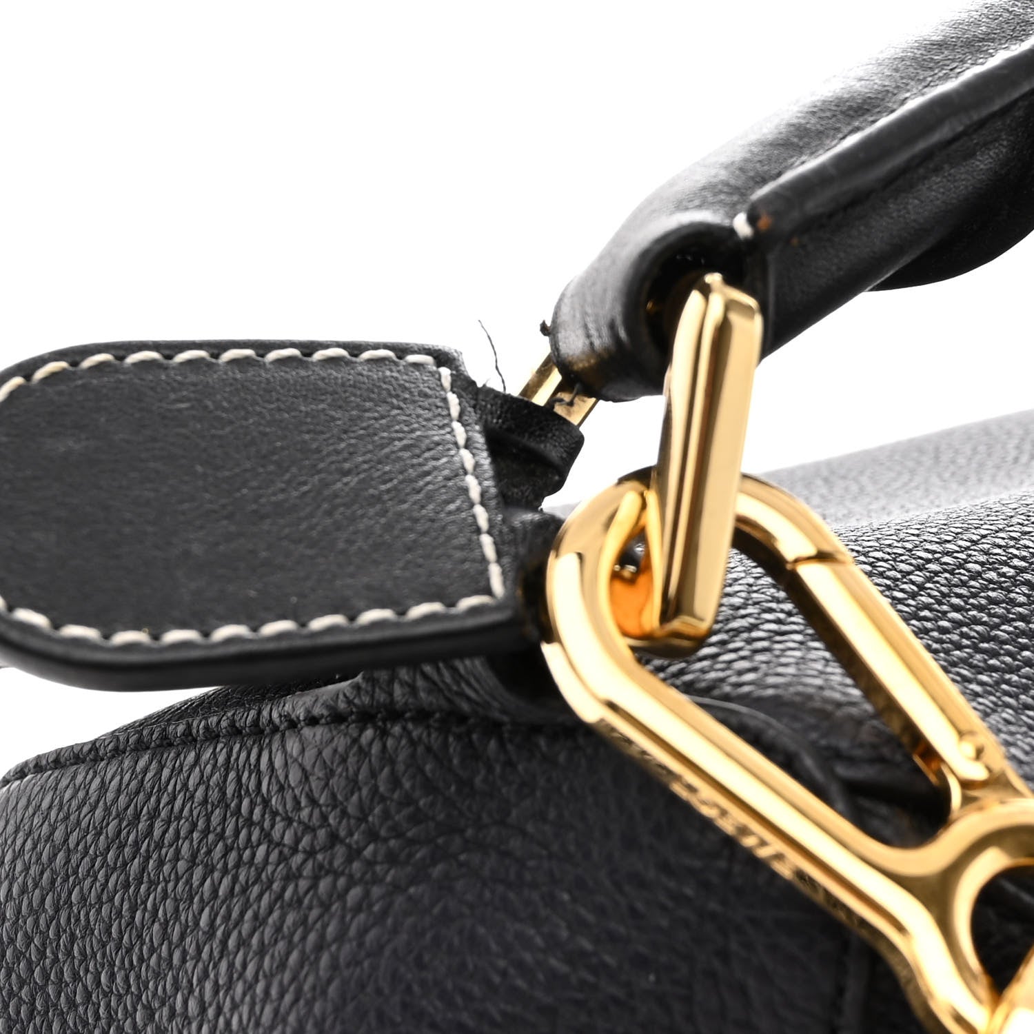 Loewe Calfskin Medium Puzzle Bag Midnight Blue Black 10 of 10