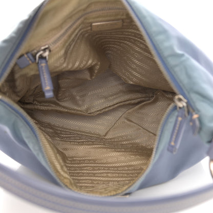Prada Tessuto Nylon Hobo Astral Blue 4 of 11