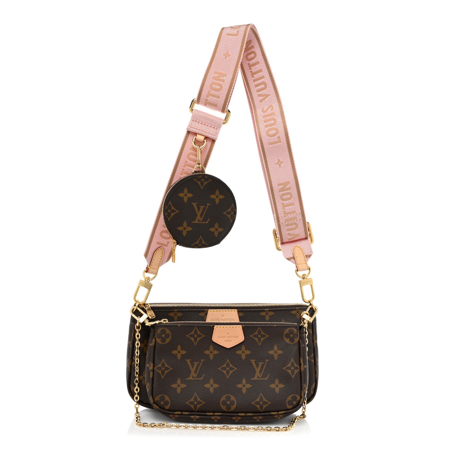 Louis Vuitton Monogram Multi Pochette Accessories Rose Clair 1 of 11