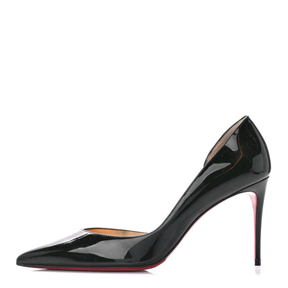Christian Louboutin Patent Iriza 85 Pumps 38 Black 1 of 9