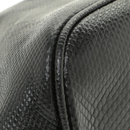 Gucci Calfskin Lizard Embossed Boat Pochette Black 13 of 15