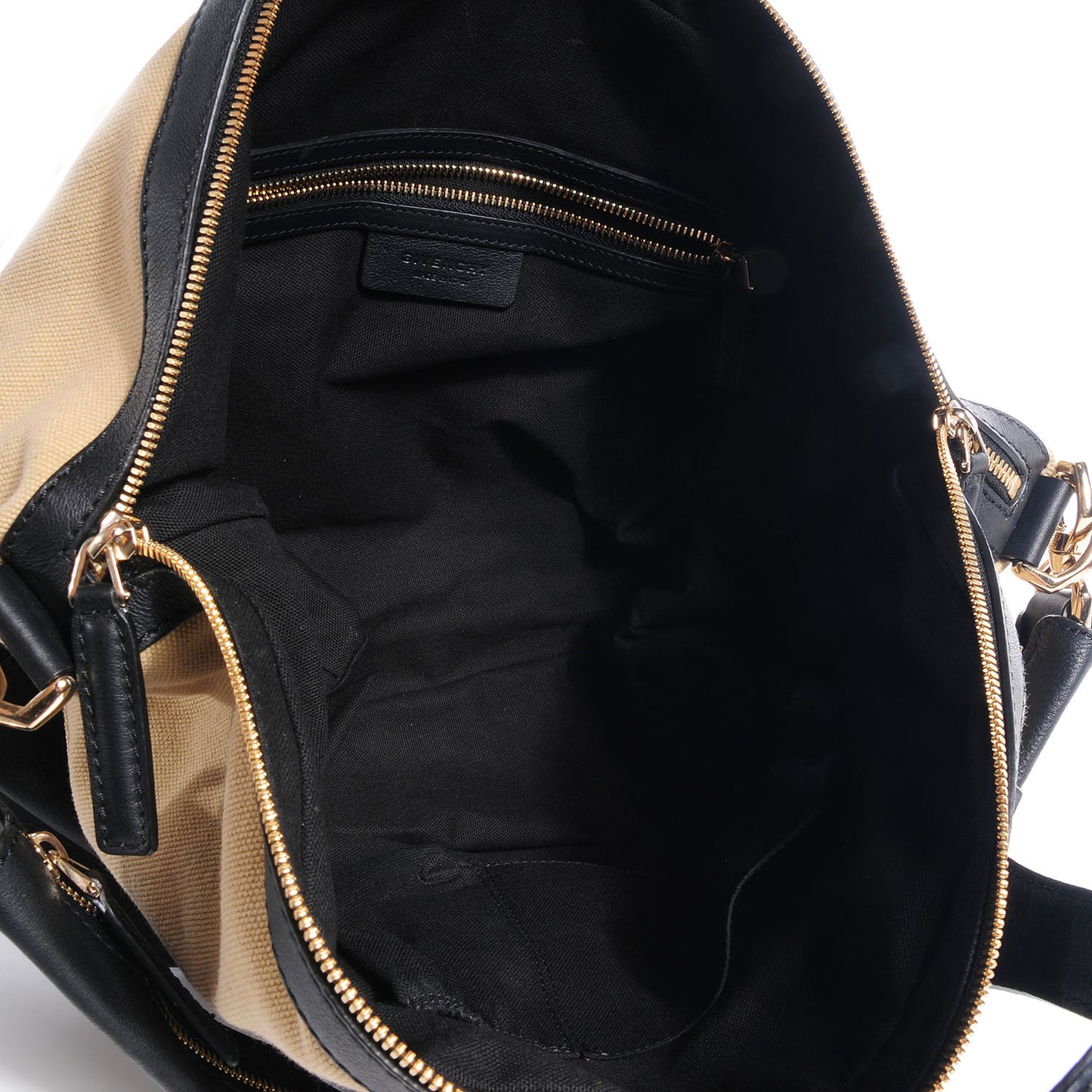 Canvas Calfskin Medium Nightingale Beige Black