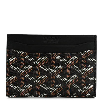 Goyard Goyardine Saint Sulpice Card Holder Black 1 of 9