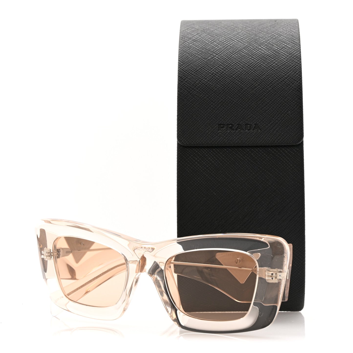 Cat Eye Sunglasses SPR 13Z Transparent Beige