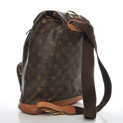 Louis Vuitton Monogram Montsouris GM Backpack 3 of 7