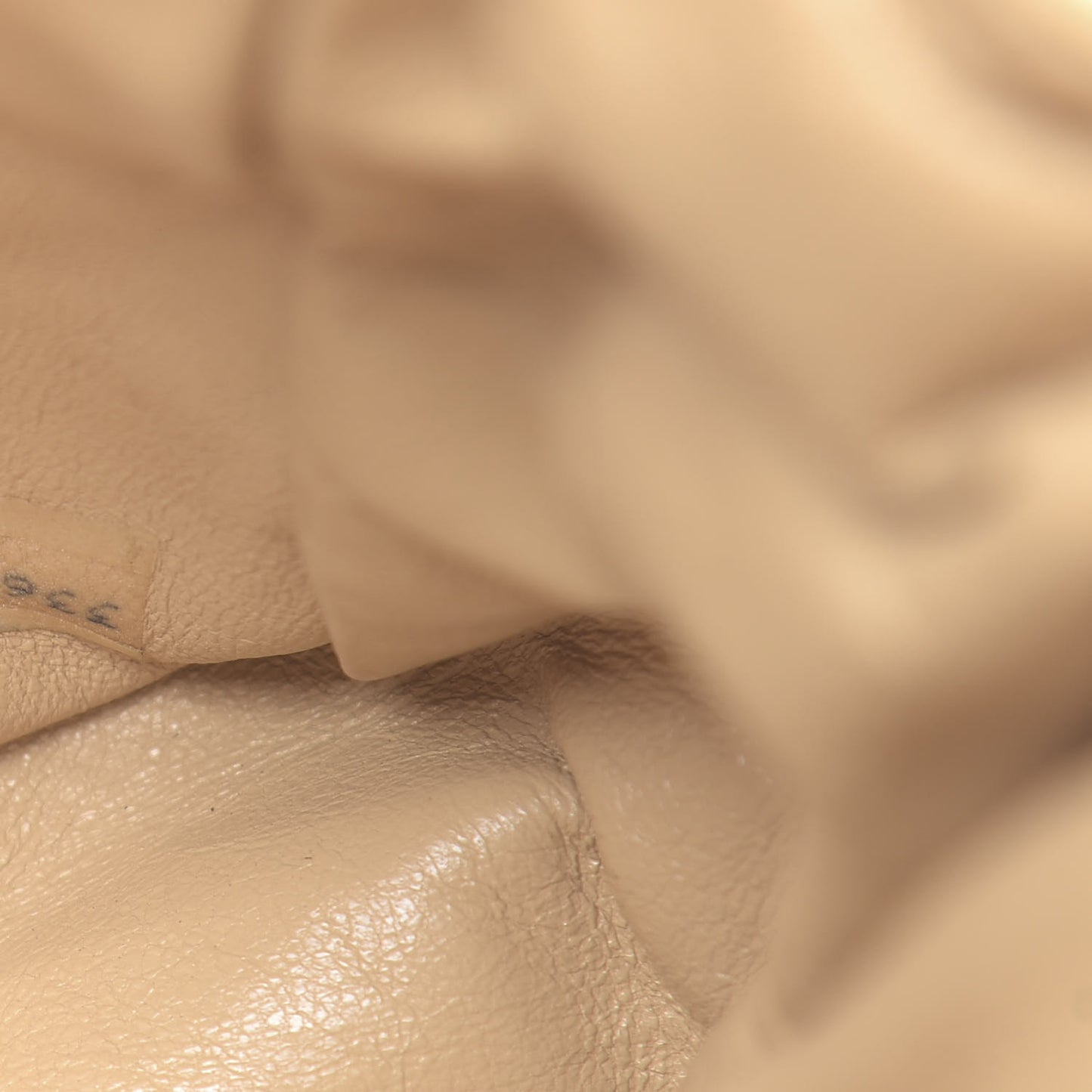 Lambskin Quilted Jumbo Single Flap Beige