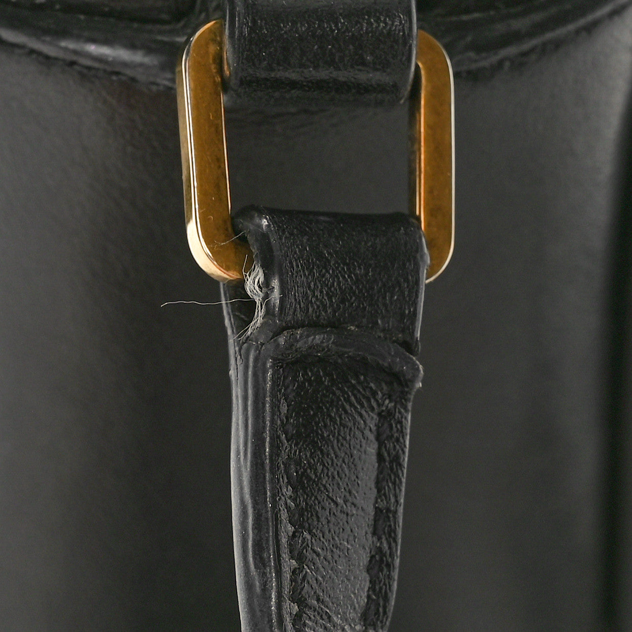 Calfskin Matelasse Monogram Lou Camera Bag Black