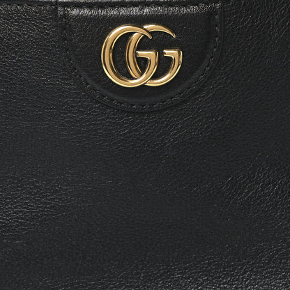 Gucci Softy Wonka Textured Dollar Calfskin Medium Diana Shoulder Bag Black 9 of 11