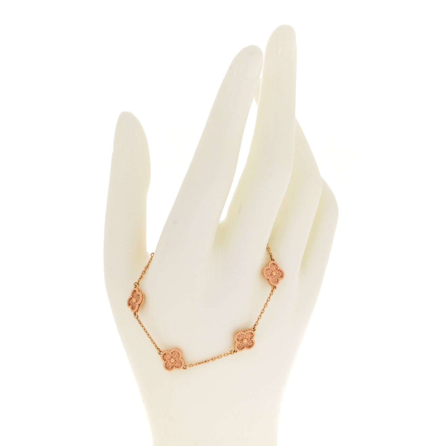18K Rose Gold 6 Motifs Sweet Alhambra Bracelet