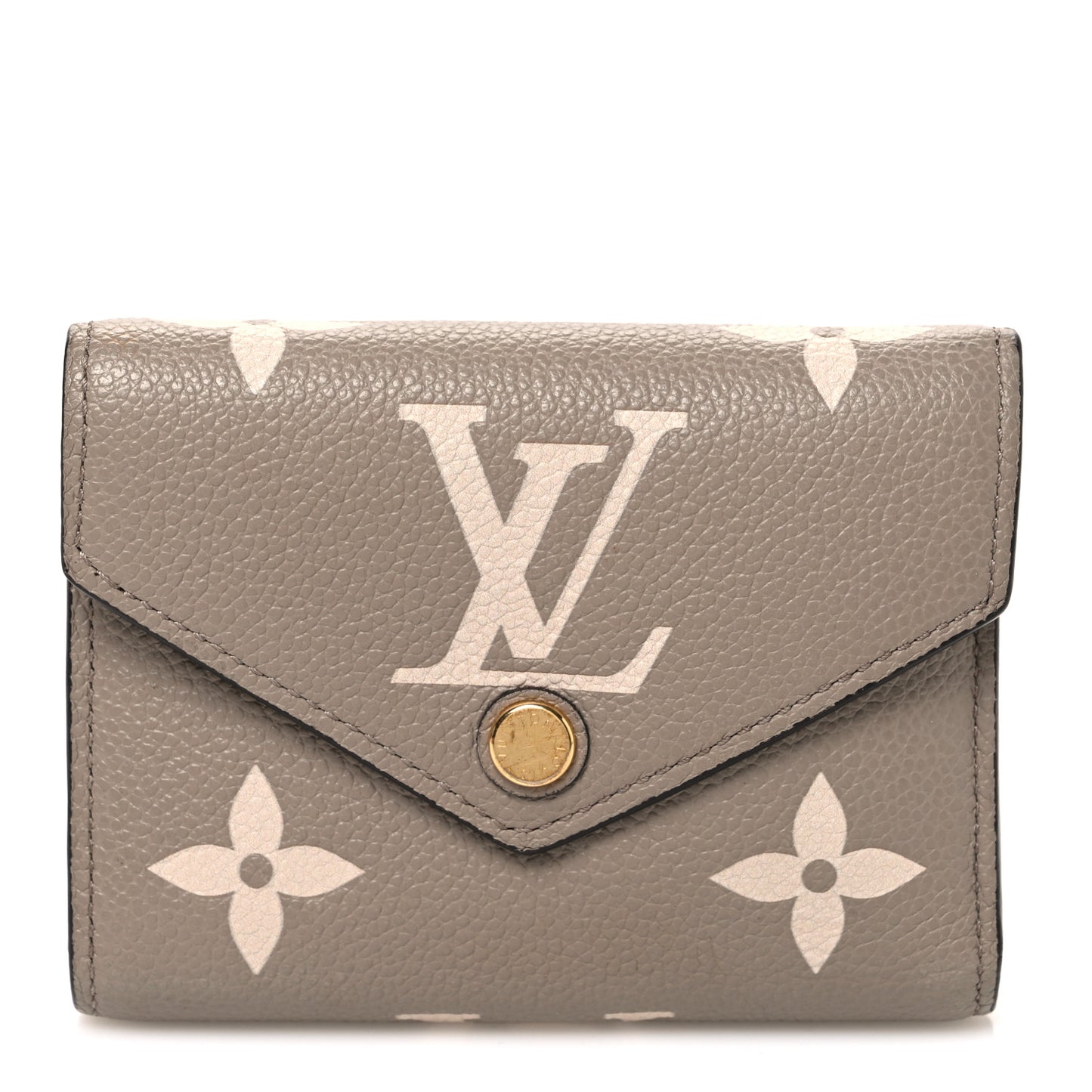 Empreinte Monogram Giant Victorine Wallet Tourterelle Creme