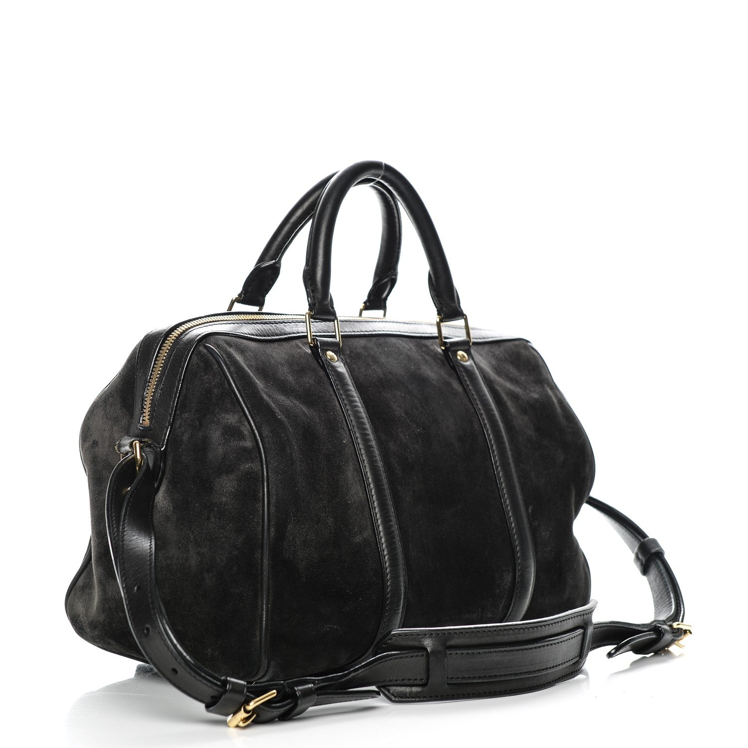Louis Vuitton Suede Calfskin SC Bag MM Asphalt 3 of 9