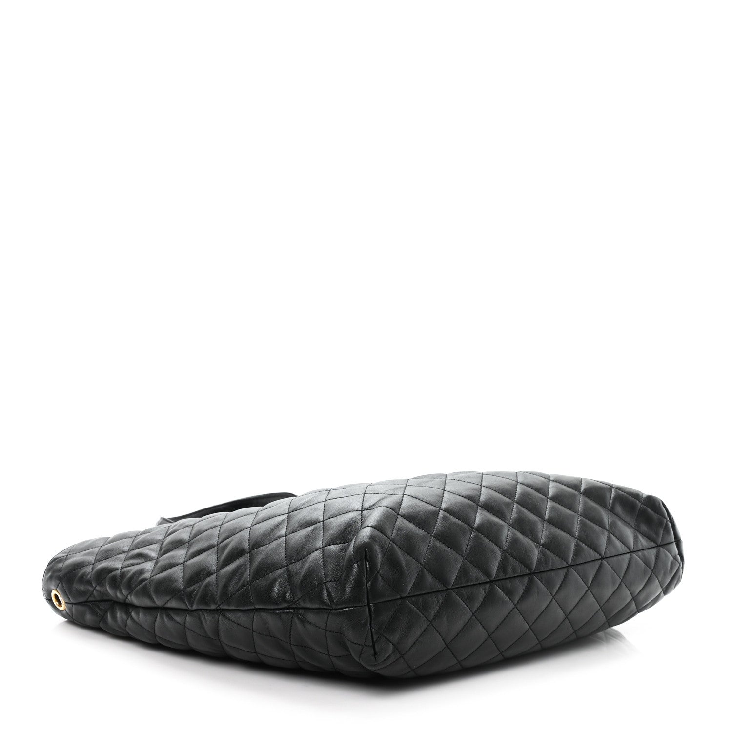 Saint Laurent Lambskin Quilted Maxi Icare Shopping Tote Black 5 of 12