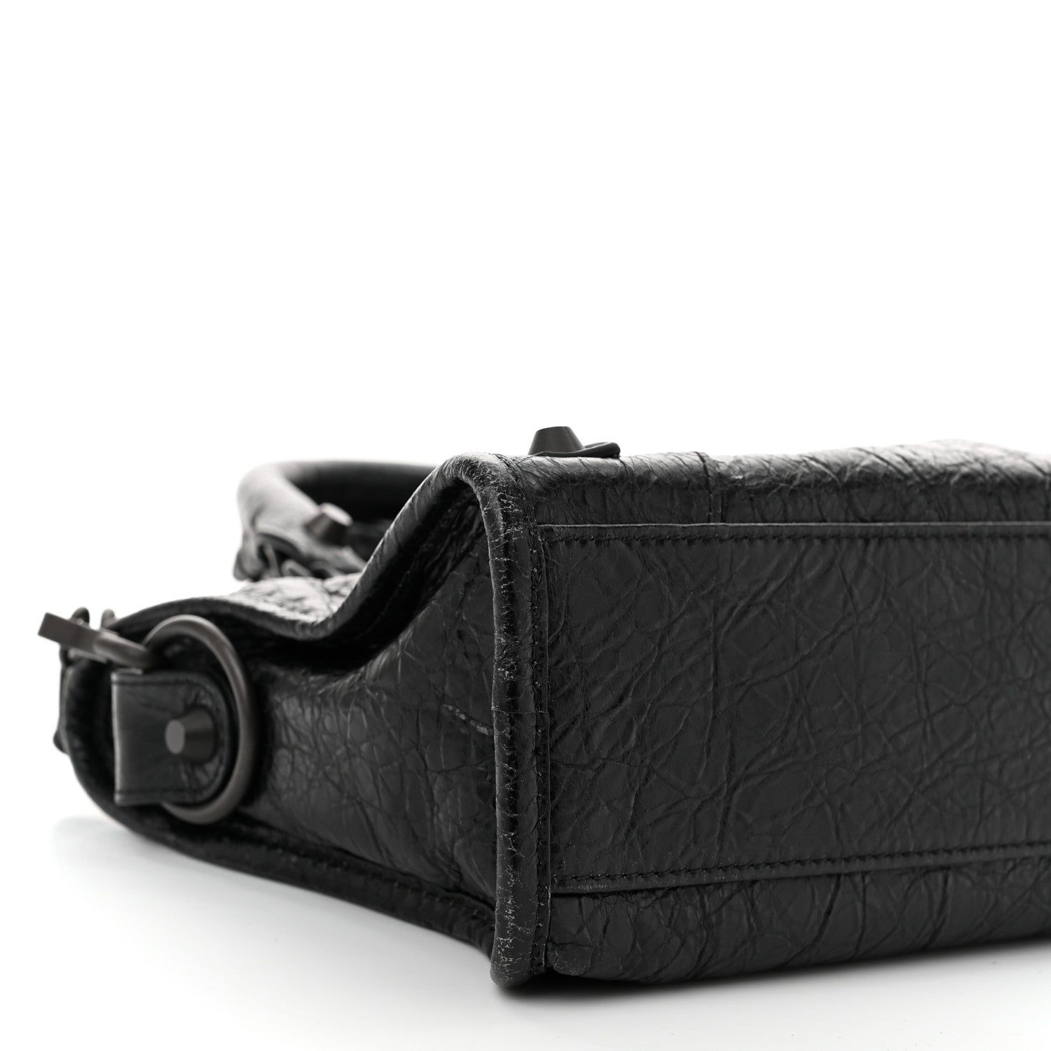 Balenciaga Agneau Arena Classic Hardware Le City Mini  Black 9 of 10