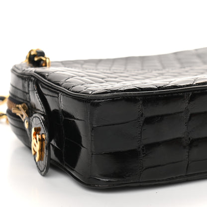Chanel Alligator Camera Case Black 8 of 9